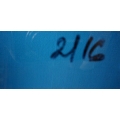 2116 Стекло голубое  темное